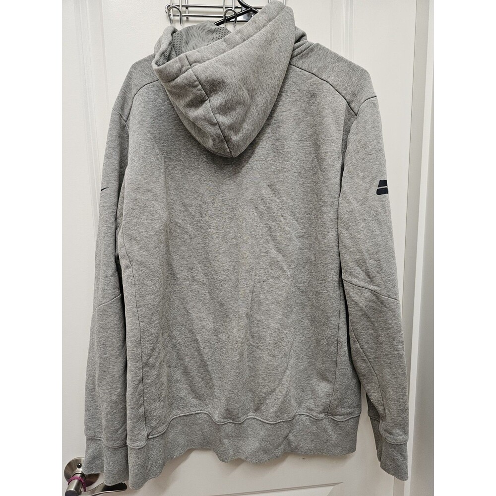 Nike Men's XL Seattle Seahawks NFL Logo Hoodie Cotton Pullover Sweatshirt Gray - Picture 9 of 13
